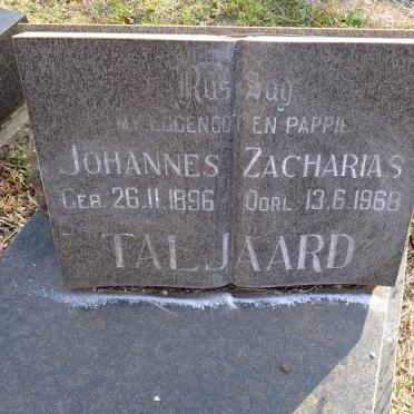 TALJAARD Johannes Zacharias 1896-1968