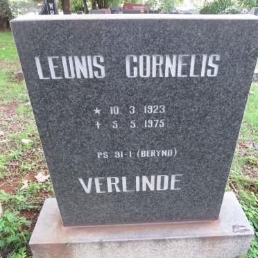 VERLINDE Leunis Cornelis 1923-1975