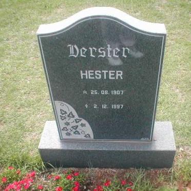 VERSTER Hester 1907-1997