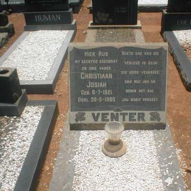 VENTER Christiaan Josiah 1921-1960