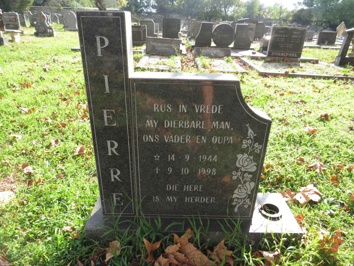 VILLIERS Pierre, de 1944-1998