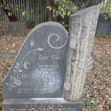 VILJOEN Christoffel G. 1935-1971