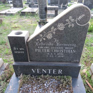 VENTER Pieter Christiaan 1899-1974