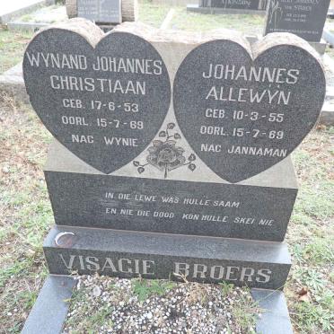 VISAGIE Wynand Johannes Christiaan 1953-1969 :: VISAGIE Johannes Allewyn 1955-1969