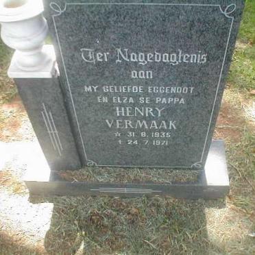 VERMAAK Henry 1935-1971