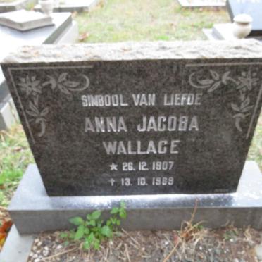 WALLACE Anna Jacoba 1907-1969