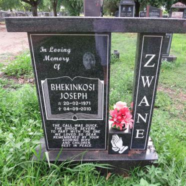 ZWANE Bhekinkosi Joseph 1971-2010