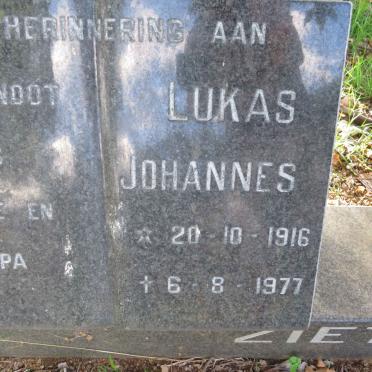 ZIETSMAN Lucas Johannes 1916-1977 &amp; Maria Margaretha 1918-1990