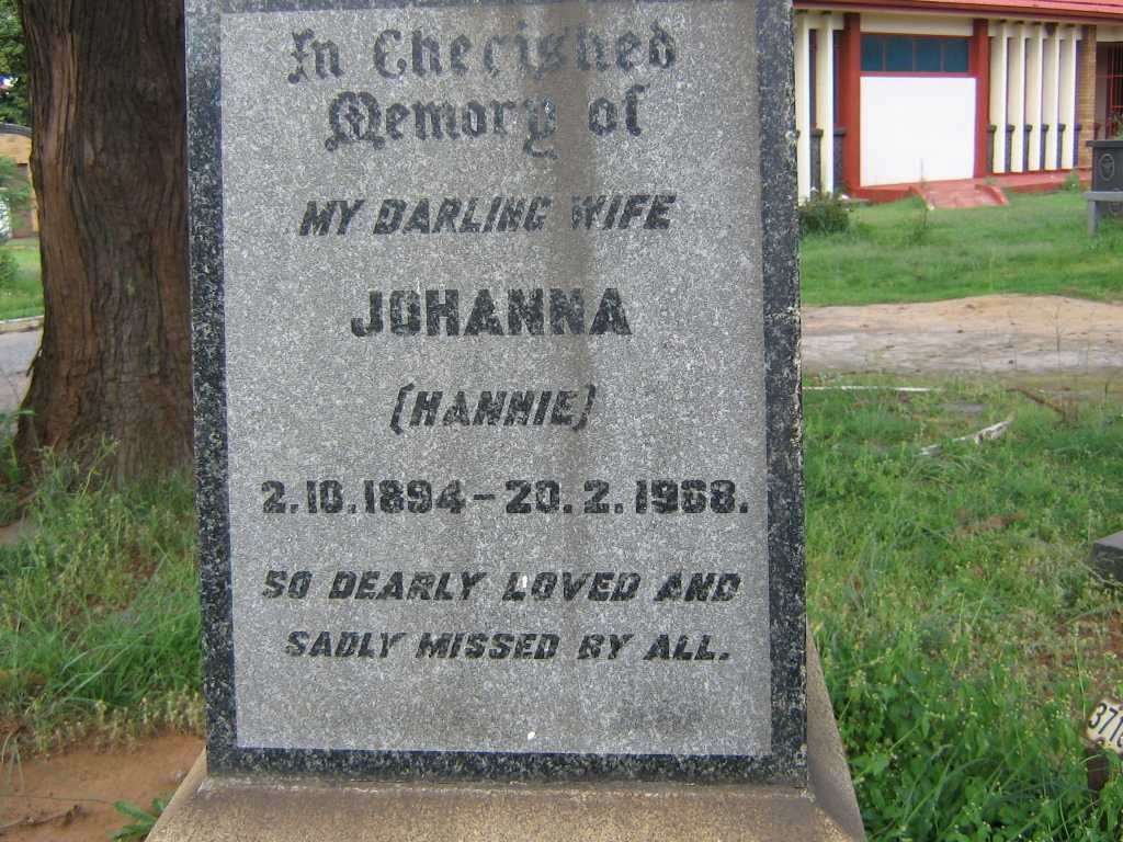 ? Johanna 1894-1968