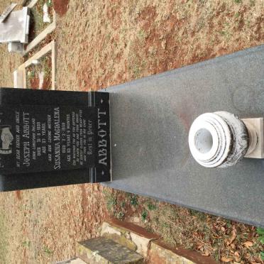 ABBOTT Joseph -1909 &amp; Susanna Magdalena -1959