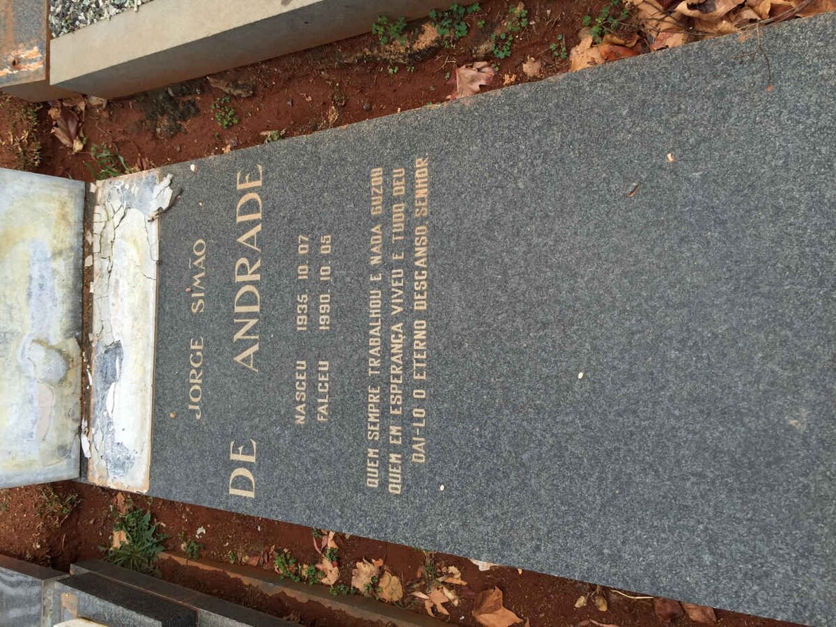 ANDRADE Jorge Simão, de 1935-1990