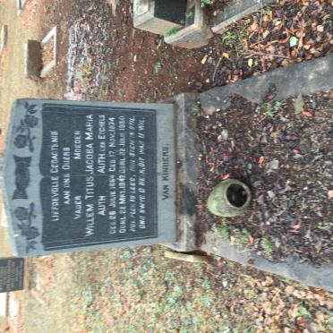 AUTH Willem Titus 1864-1942 &amp; Jacoba Maria ETCHELS 1874-1950