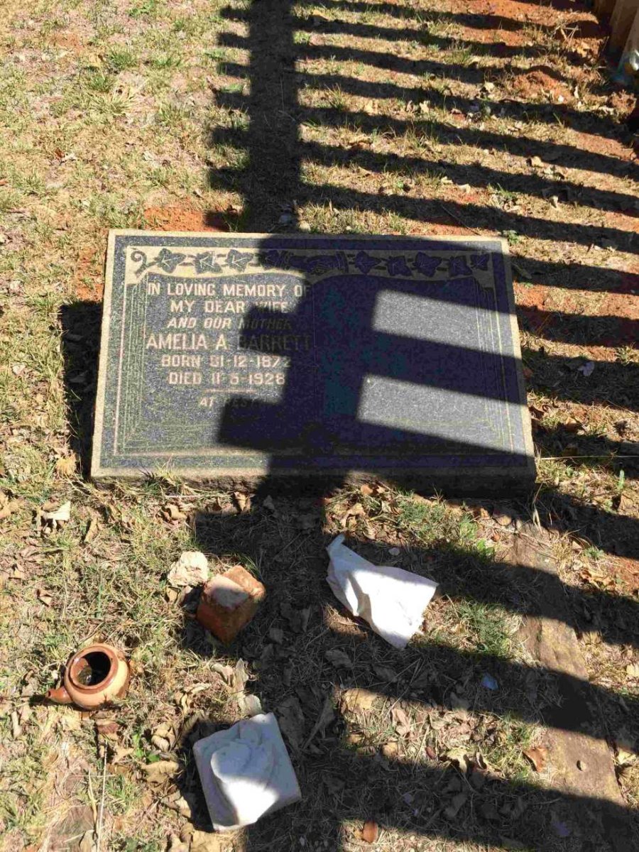 BARRETT Amelia A. 1872-1928