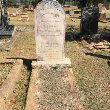 BEEBY W.W. 1856-1904 &amp; Martha R. -1935