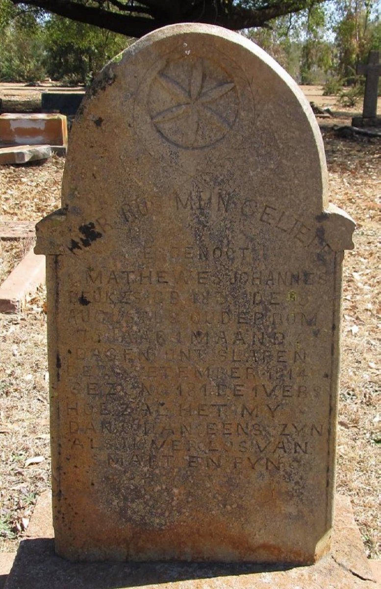 BEUKES Mathewes Johannes 18??-1914