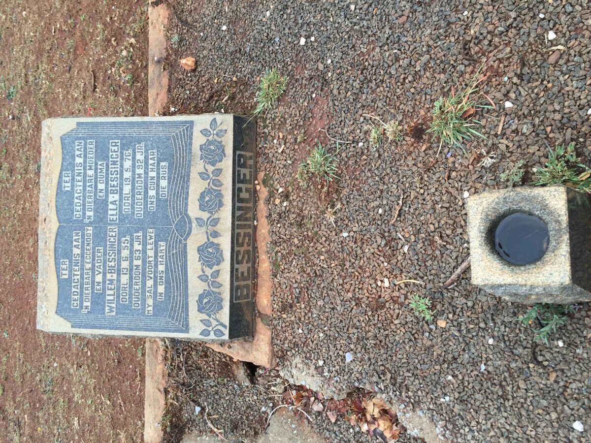 BESSINGER Willem -1955 &amp; Ella -1976