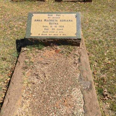 BOTHA Anna Magrieta Adriana -1926