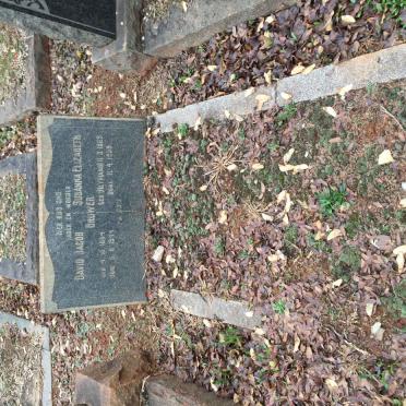 BRUWER David Jacob 1864-1944 &amp; Susanna Elizabeth HEYMANS 1865-1939