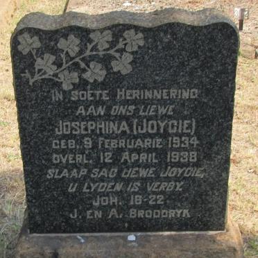 BROODRYK Josephina 1934-1938