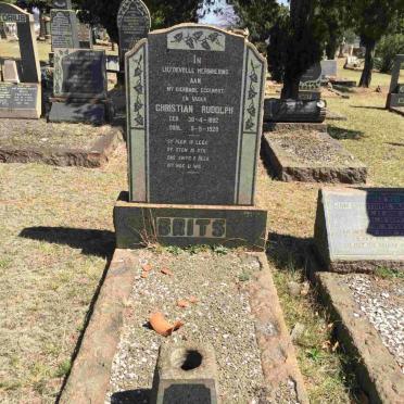 BRITS Christian Rudolph 1892-1928