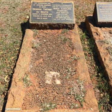 BRUYN Hendrik Theunis, du 1862-1935 &amp; Maria Carolina Francina VORSTER 1891-1948