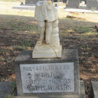 COX Ruby Adelina -1915 