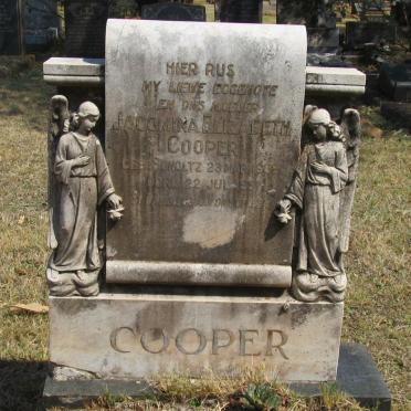 COOPER Jacomina Elizabeth nee SCHOLTZ 1908-1937