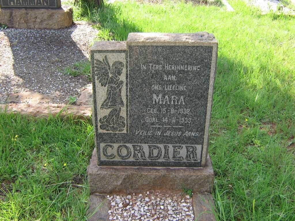 CORDIER Mara 1932-1933