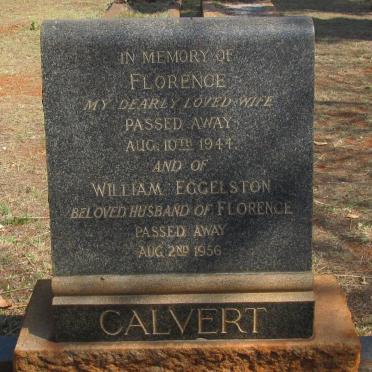 CALVERT William Eggelston -1956 &amp; Florence -1944
