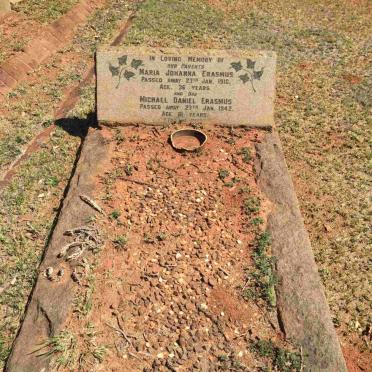 ERASMUS Michael Daniel -1942 &amp; Maria Johanna -1910