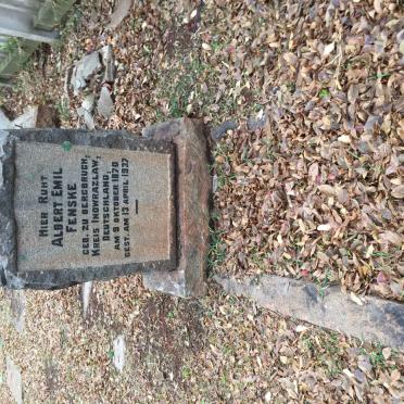 FENSKE Albert Emil 1870-1937