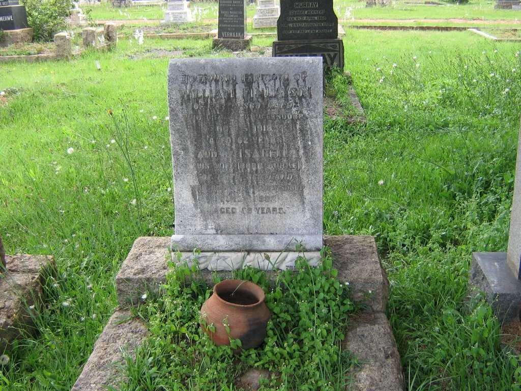 FINLAYSON William -1918 &amp; Isabella BURKE -1932