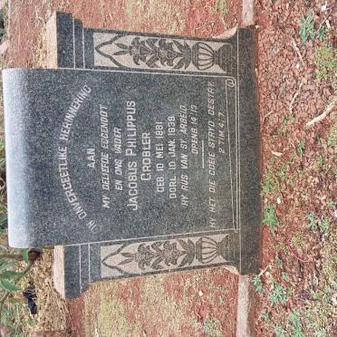 GROBLER Jacobus Philippus 1881-1939