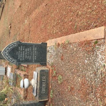 GROBLER Catharina M.E. nee van BILJON 1889-1970