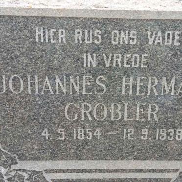 GROBLER Johannes Hermanus 1854-1938