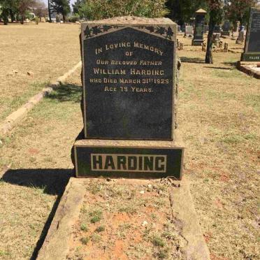 HARDING William -1929