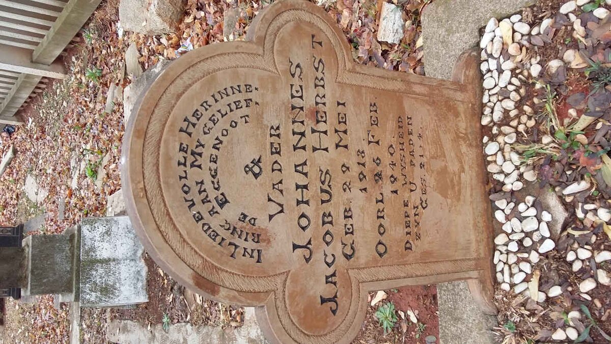 HERBST Johannes Jacobus 1913-1940