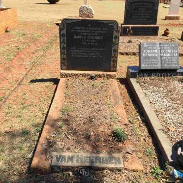 HEERDEN Barend Johannes, van 1862-1937