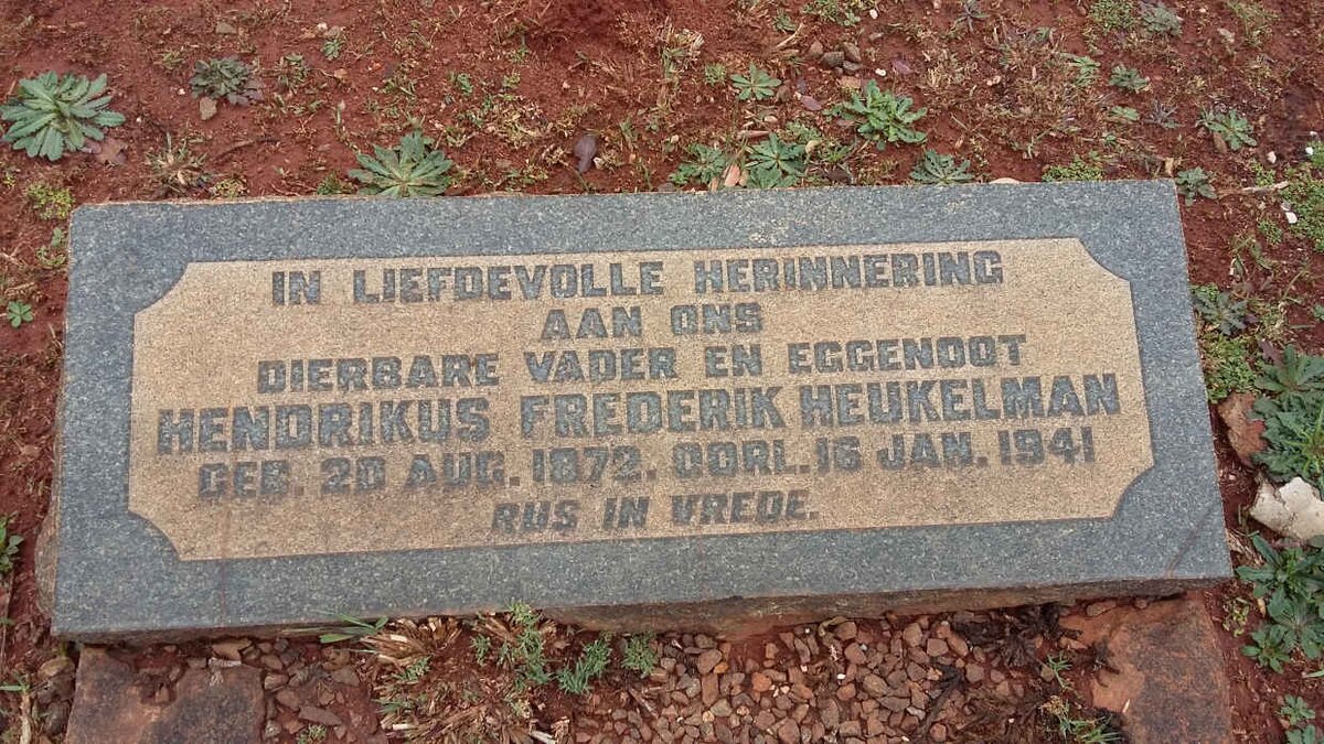 HEUKELMAN Hendrikus Frederik 1872-1941