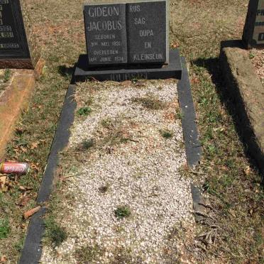 JOUBERT Gideon Jacobus 1891-1934