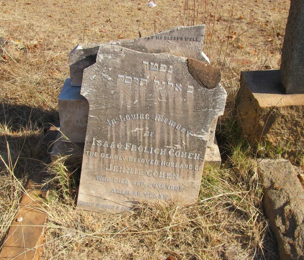 COHEN Isaac Frolich -1905