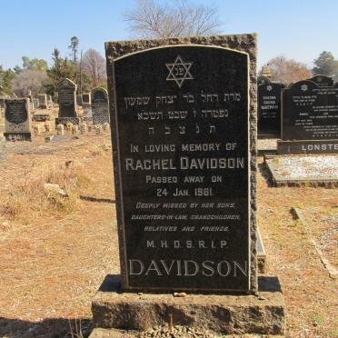 DAVIDSON Rachel -1961