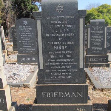 FRIEDMAN Hinde -1960