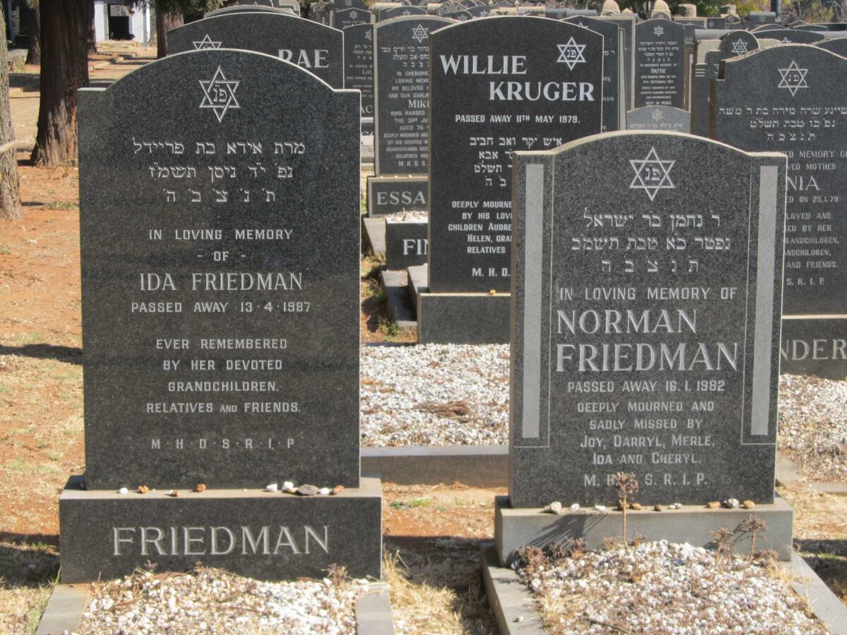 FRIEDMAN Norman -1982 &amp; Ida -1987