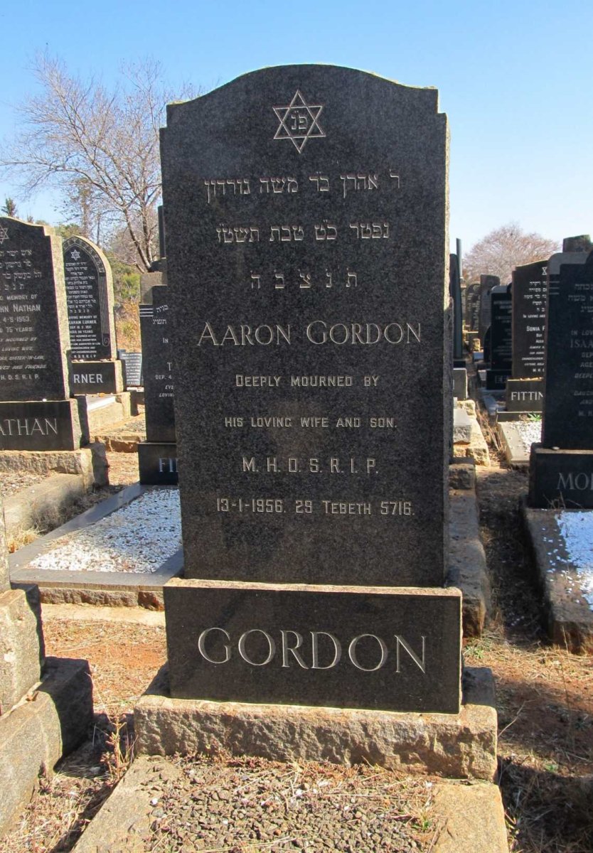 GORDON Aaron -1956