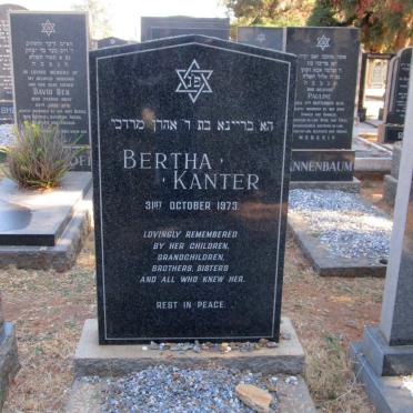 KANTER Bertha -1973