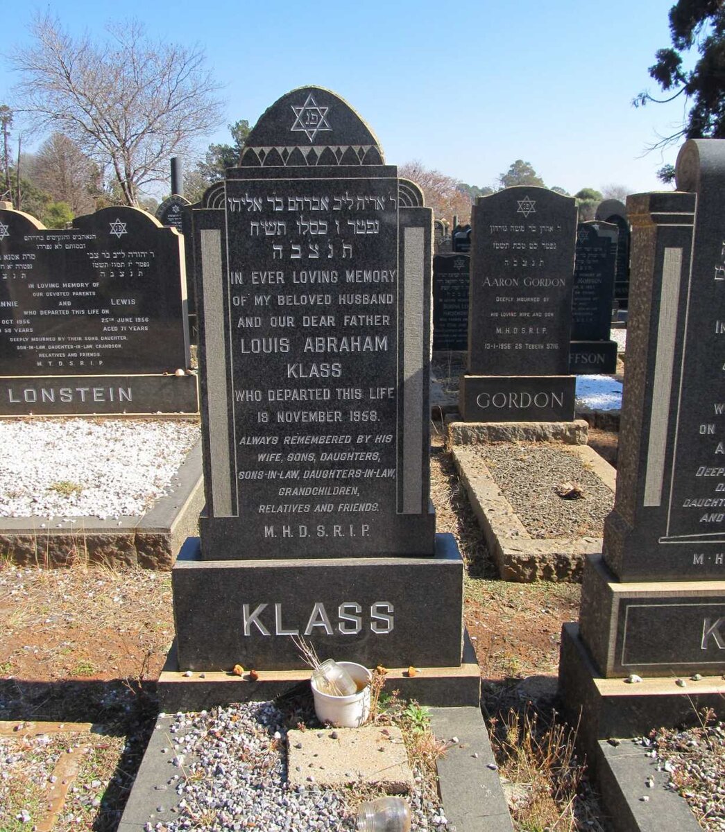 KLASS Louis Abraham -1958