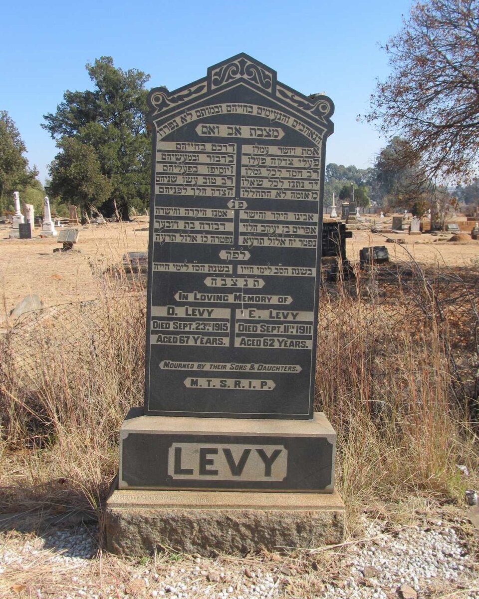 LEVY D. -1915 &amp; E. -1911