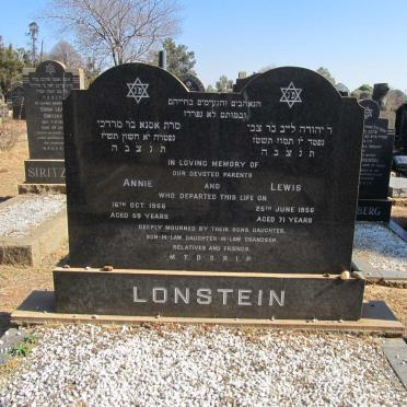 LONSTEIN Lewis -1956 &amp; Annie -1956