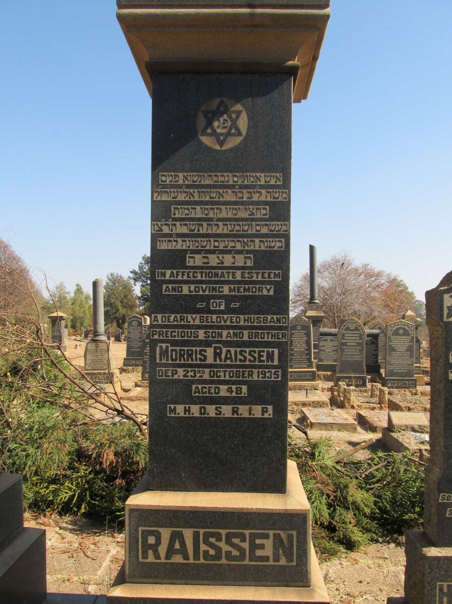 RAISSEN Morris -1935